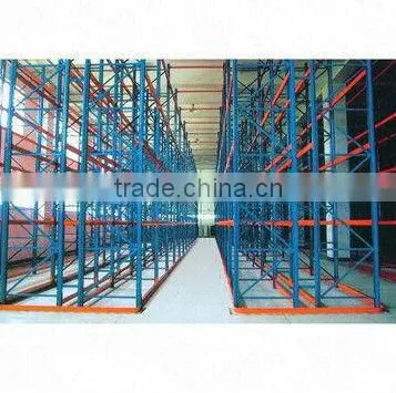 Three-dimensional Stacker Warehouse Metal Narrow Aisle Racking, 1800-12000mm Height