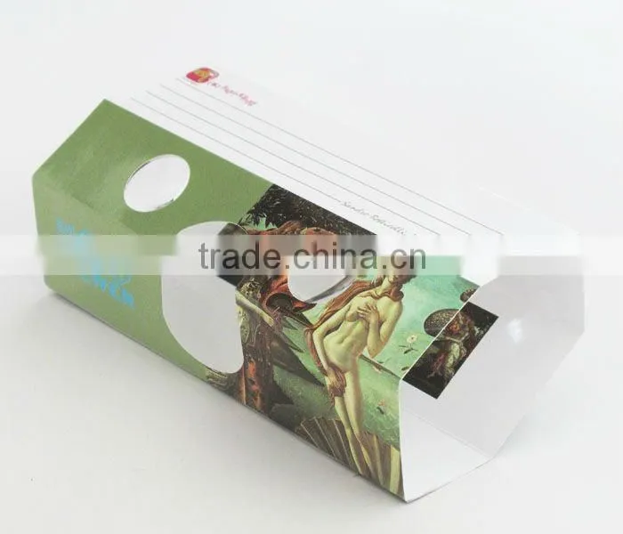 2012 Promotional paper foldable 3d stereo viewer