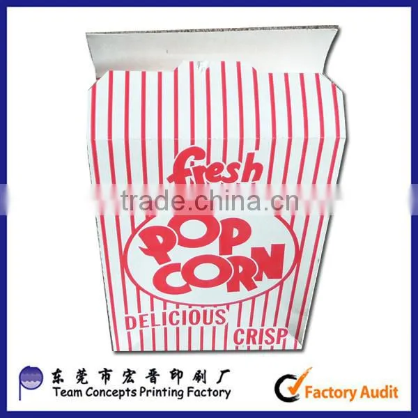hotsale customize corrugated paper take away box wholesale