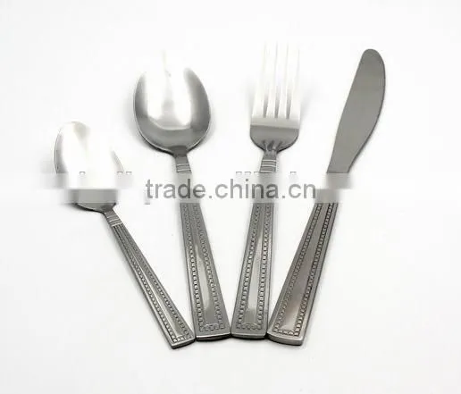 2016 China most restaurant used stainless steel tableware sets