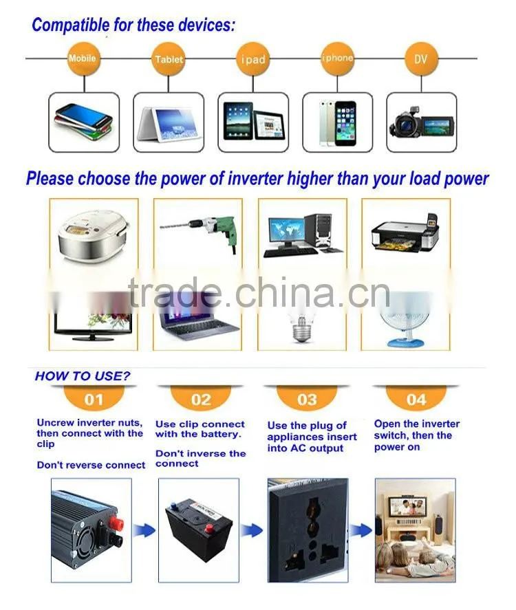 Super Quality Pure Sine Wave inverter solar inverter 600w For Solar power system
