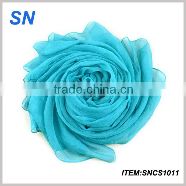 Alibaba china online shopping lady chiffon silk scarf