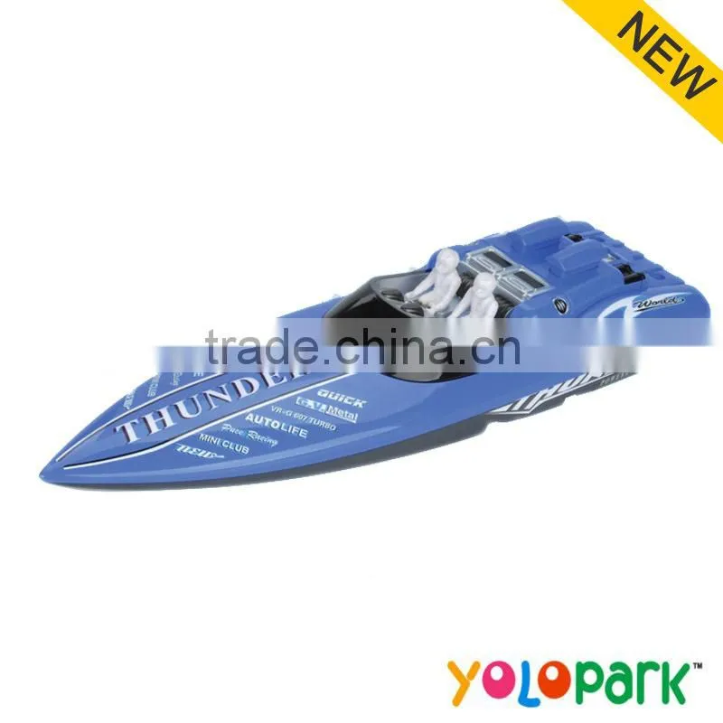 Electric Plastic Radio Controlled Racing Kid Toys Boat, kids water toys boat