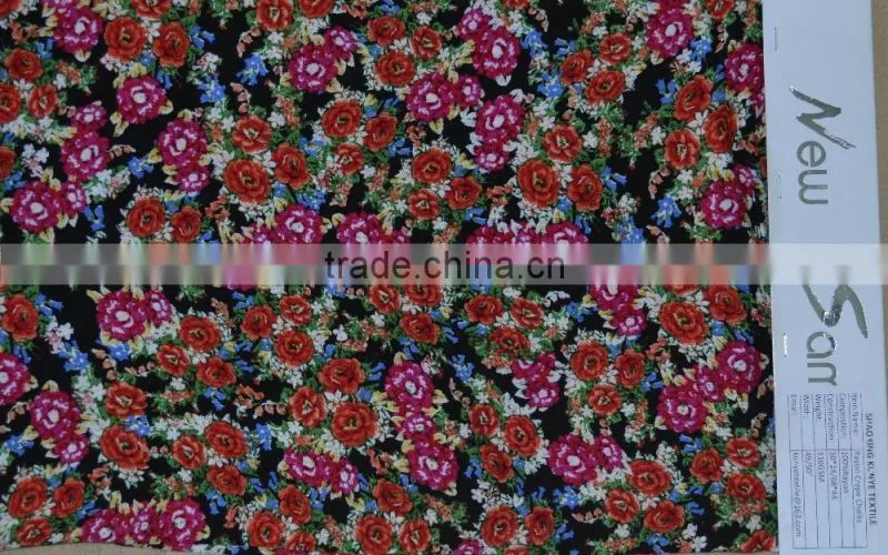 Rayon Viscose Weft Crepe Print Ladies Dree Fabric