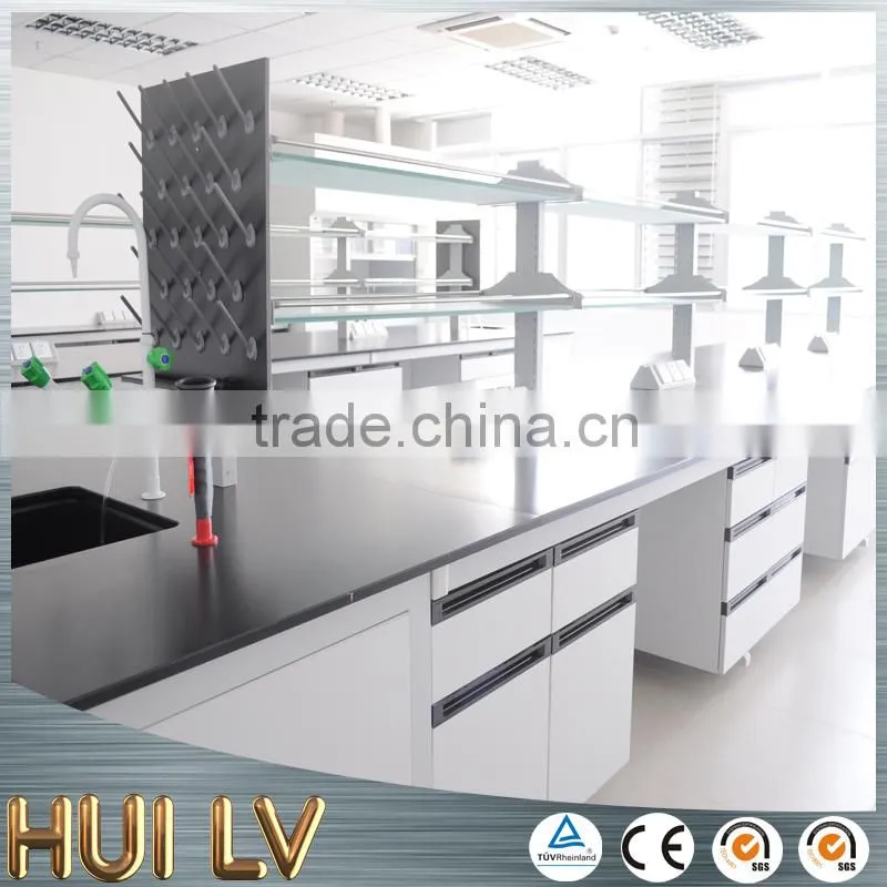 Excellent chemical resistance laboratory wall bench