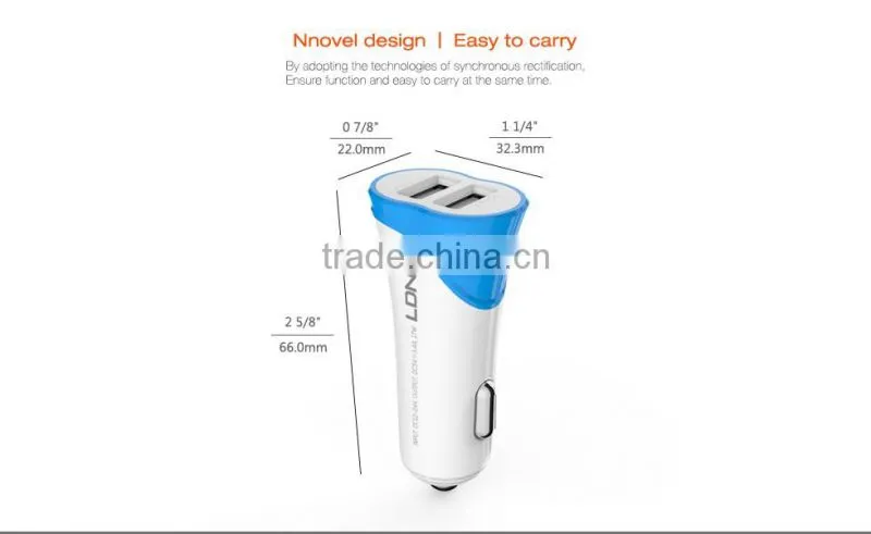 2 port USB car chager