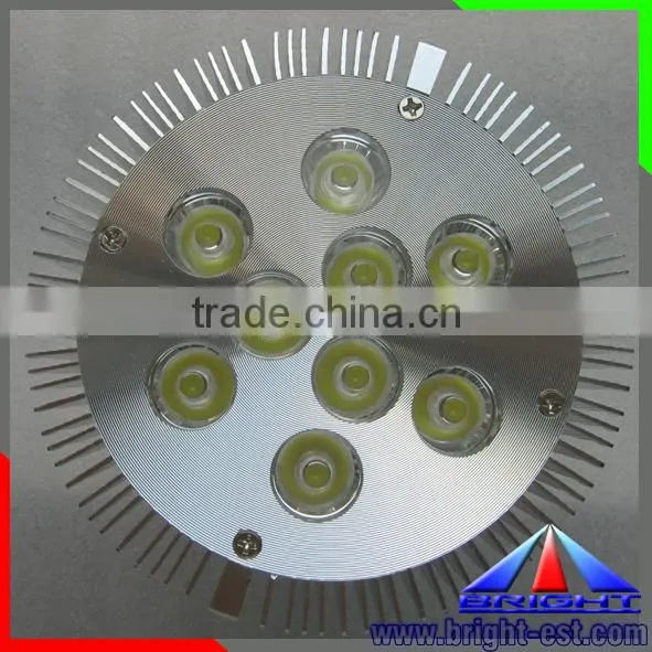 Energy saving and full color disco 9pcs 9W LED Par Light