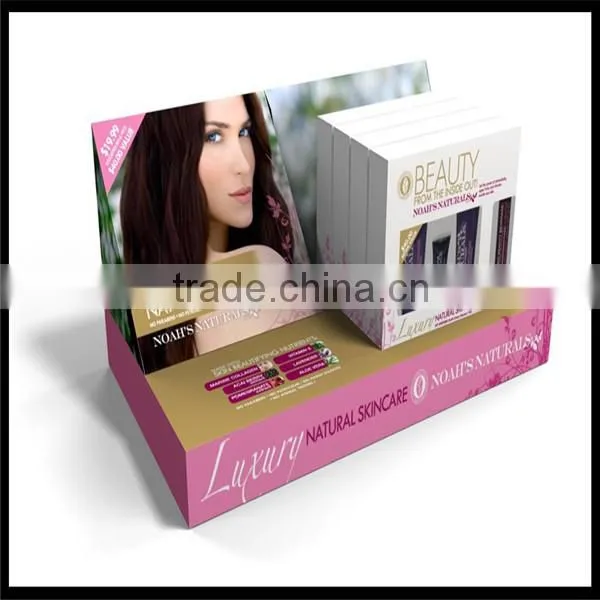 counter top displays with yellow and fantasy color for promoting repair scratches pen