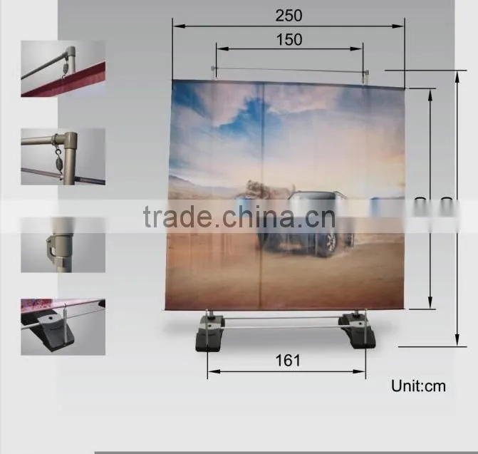 Pop Up Display Stand Advertising Display Stand Outdoor Banner