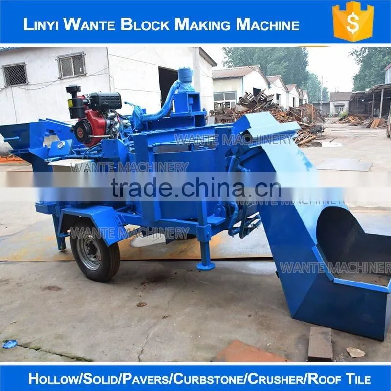 WANTE BRAND DOUBLE-M7MI BLOCK MAKING MACHINE FOR UGANDA CUSTOMERS