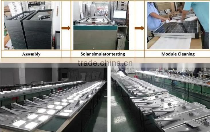 Smart integrated solar led lights solar led street light fixture