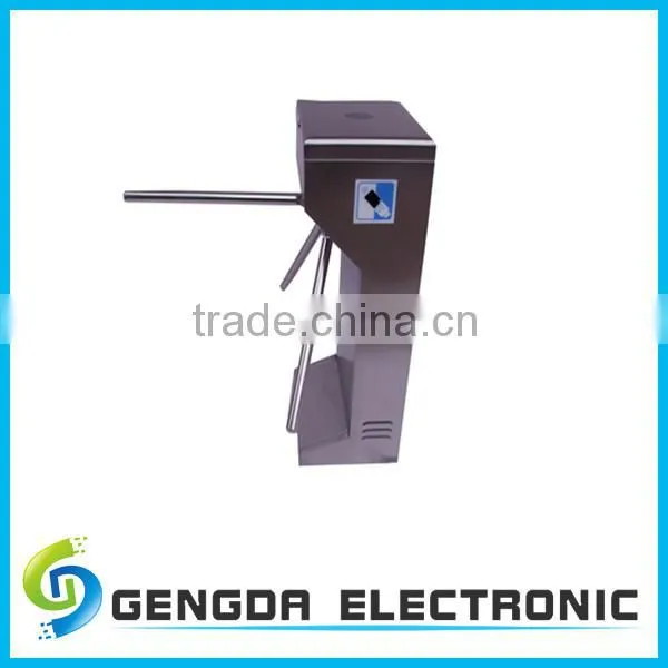 high reaction speed access control barrier gate waist height vertical tripod turnstile mechanism