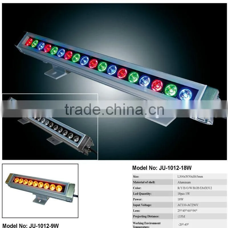 18w outdoor LED Wall Washer flood linear bar light