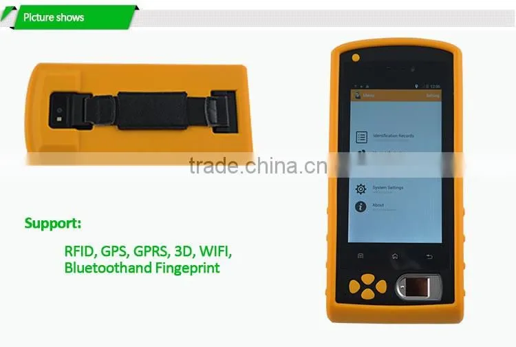 All in one touch screen handheld windows mobile pos terminal FP05