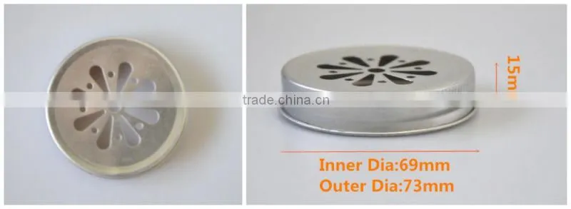Engraving metal twist off top lid