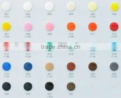 Raincoat plastic button