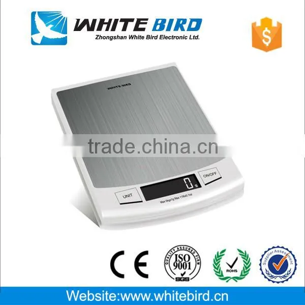 5kg/1g 2015 hot selling stainless steel electronic kitchen scale
