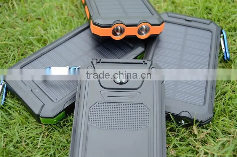 8000mAh flexible solar cell rohs power bank 4400mah