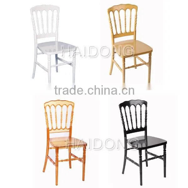 Wholesales wedding Wooden and resin Napoleon Chair