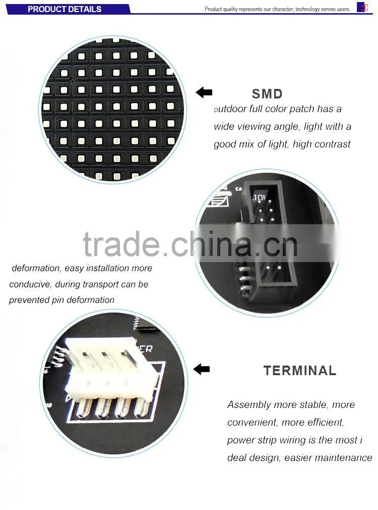 HD Creative Design P6 Outdoor LED moving message display