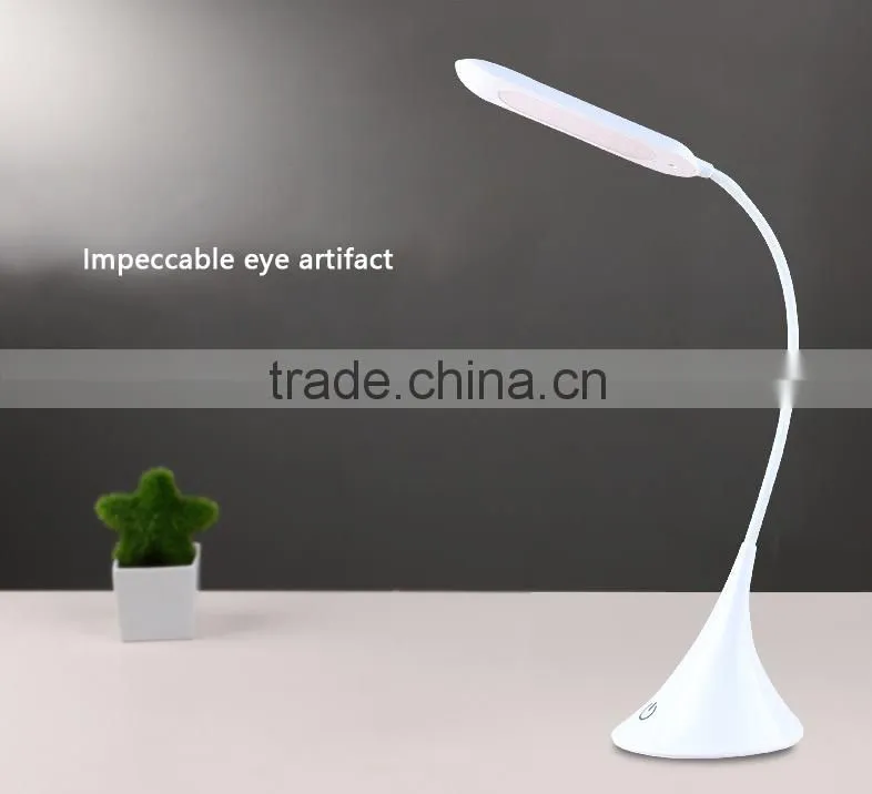 Modern Style and Energy Saving USB charger touching type Light work study lamp minimalist bedroom lamp LED table lamp