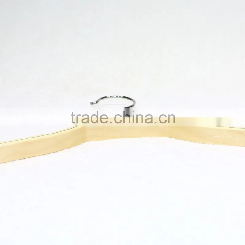 Wholesale fashionable wooden hanger for garment