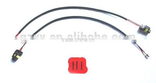 OEM product best price high quality hid wiring harness plug connector H1 power extension cord
