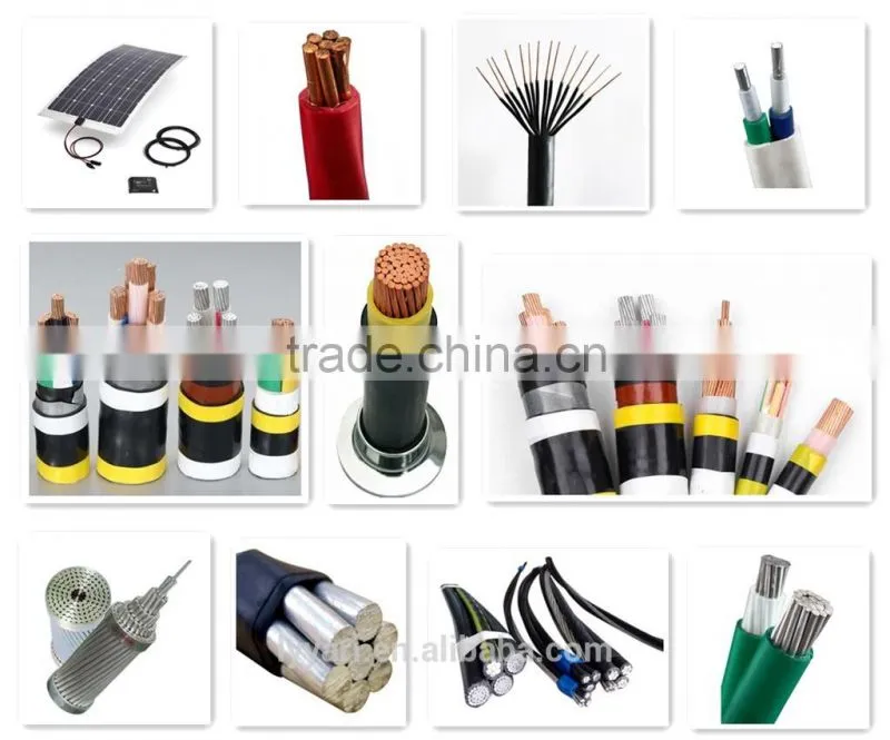 PVC Insulated Thin Round Steel Wire Armored PVC Sheath Power Cable