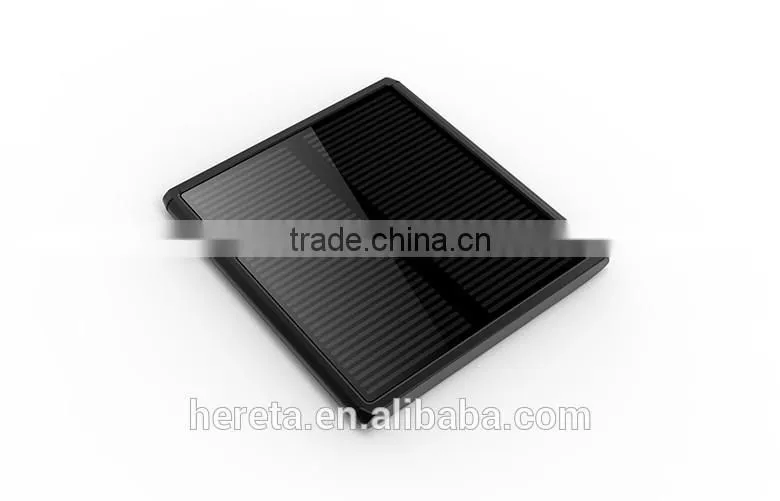 Newest style 30000mah dual usb portable solar panel power bank