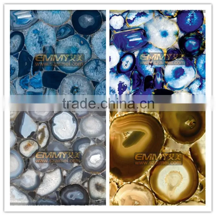 online selling translucidus gemstone agate mosaic maket agate alices gem tile