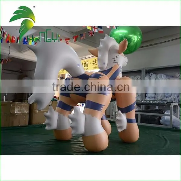 New Design Inflatable Wolf , PVC Inflatable Animals wolf Toy , Inflatable Wolf Toys