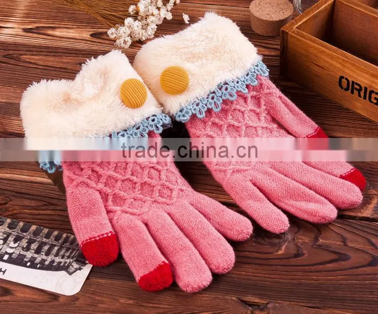 Best Seller Colourful Design Touch Screen Gloves For Christmas