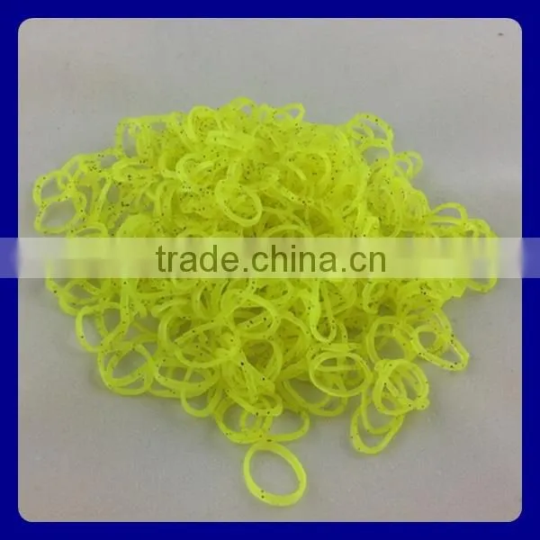 Wholease dropship wholesale loom band colorful silicone loom bands diy loom band kit candy toy