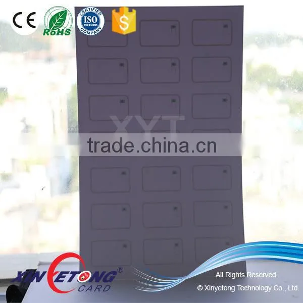 5x5 layout RFID Card Inlay sheet