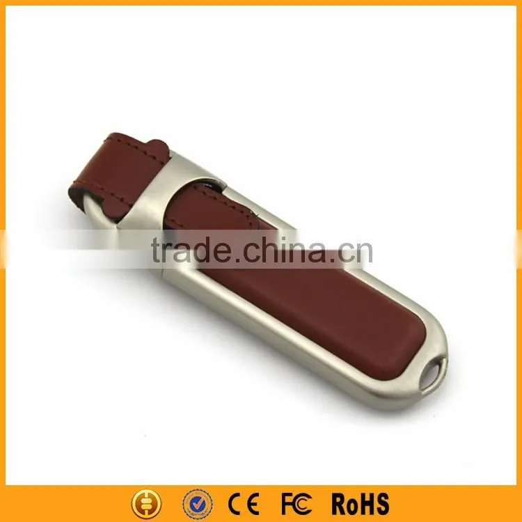 New high speed leather case pendrive 32gb