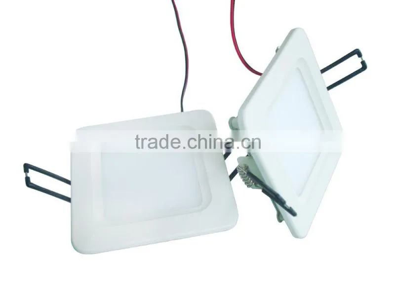 Embeded LED Ceiling Light 180x180mm with 120 degree beam angle