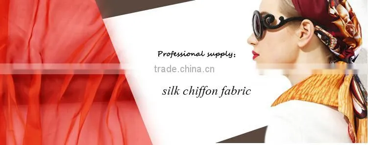 fashion import 108cm cloth chinese 100% natural silk chiffon fabric