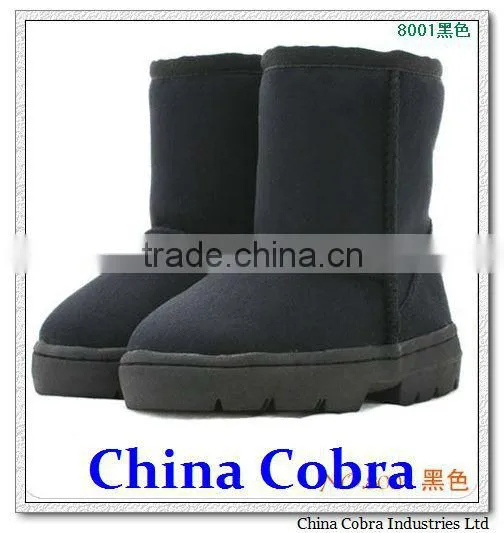 newest hotsale leather baby snow boots winter boots kids boots
