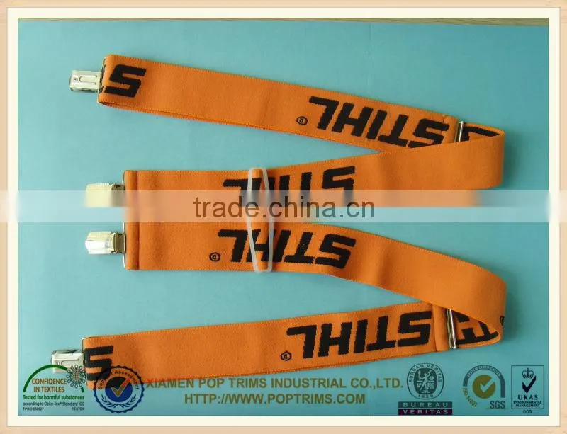 New yellow Elastic Suspenders