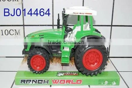 Good quality green plastic toy farmer car