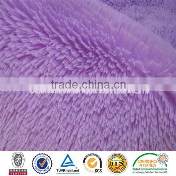 2015 New Design Embossed Pv Plush/Toy Fabric/Garment Fabric