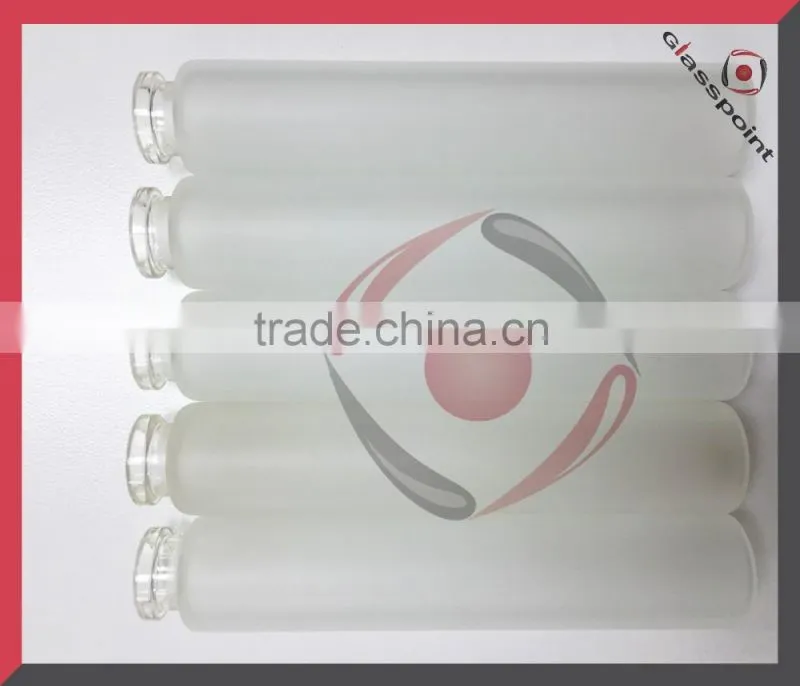 Best Quality 20ml Clear/Frost Glass Tube Bottle for Perfume Essential Oil