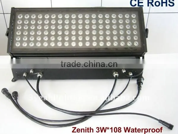 108*3w IP65 waterproof led wall washer light