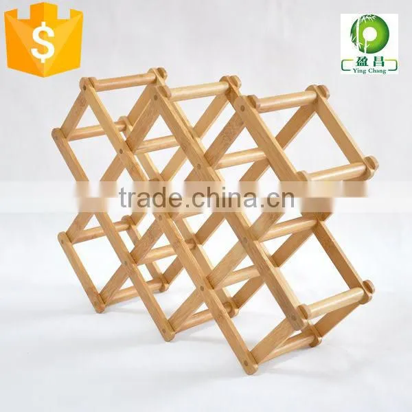Bamboo wood table pen rack phone accessory display stand