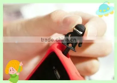2013 mini fancy gift dust-proof plug/ ear cap Earphone Jack for phone