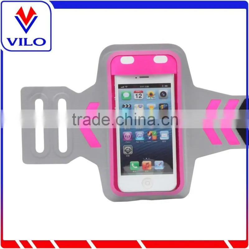 New Arrival Reflective Lycra Running Armband Case For iPhone 6 Sports Armband
