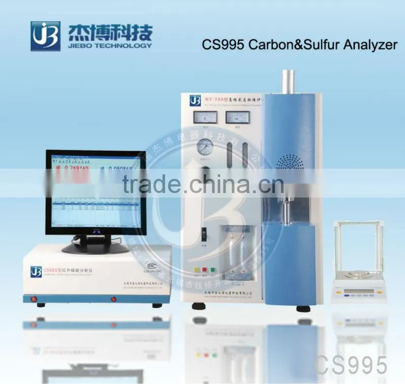 JIEBO CS996 wide measuring range iron ore carbon sulfur analyzer