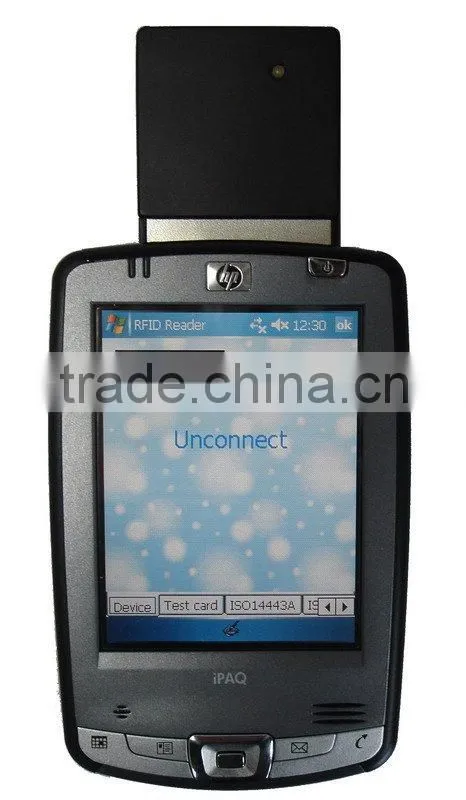 14443 15693 CF HF handheld RFID reader and writer