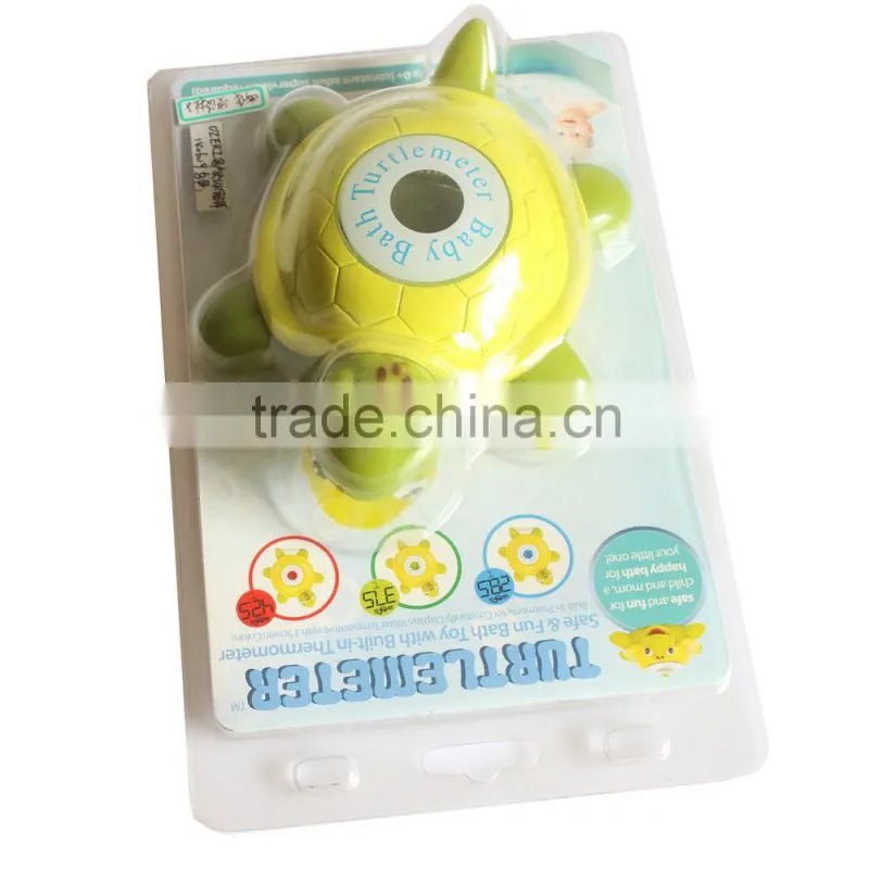 Backlight LCD Digital baby bath thermometer use for baby with tortoise style