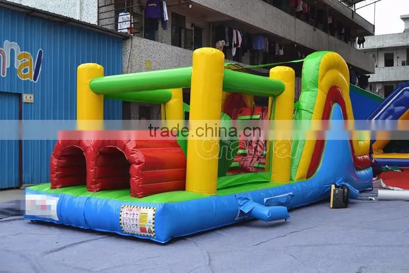 inflatable jumping bouncer obstacle course
